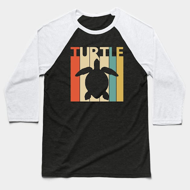 Funny Turtle Spirit Animal Gift Baseball T-Shirt by GWENT